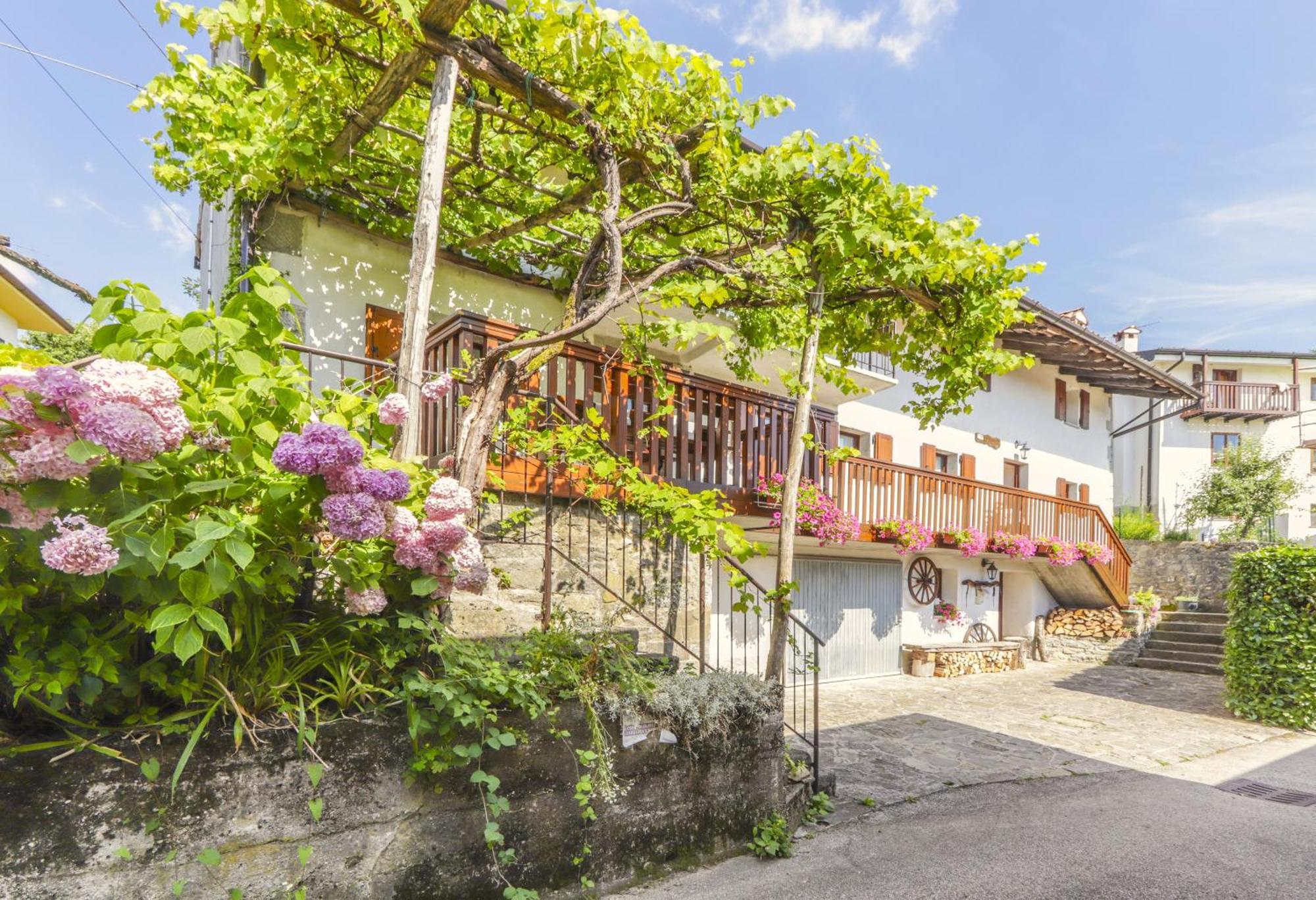 Casa Cebajova Villa Tribil di Sopra Bagian luar foto
